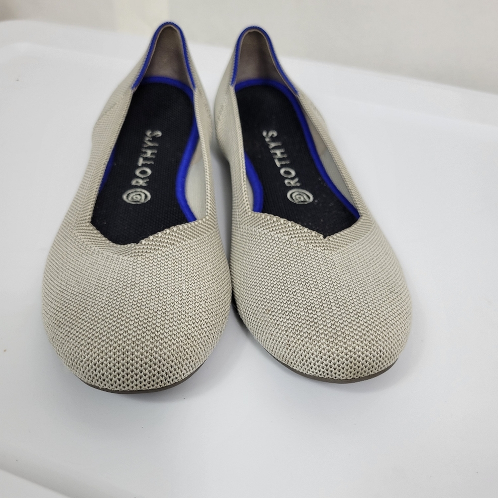 Rothy's round toe birdseye flats - Picture 3 of 7